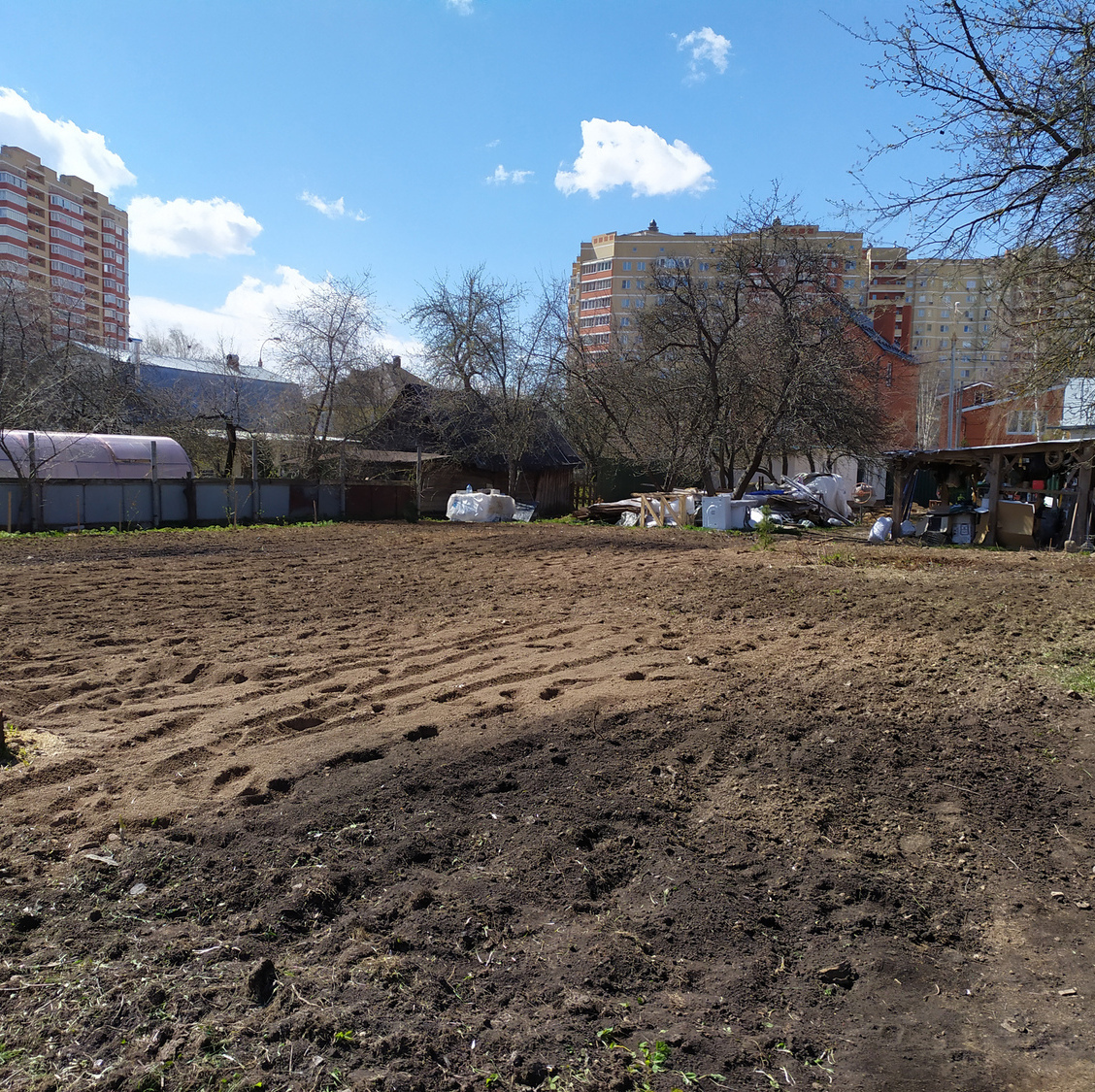 Вспашка земли для посадки овощей