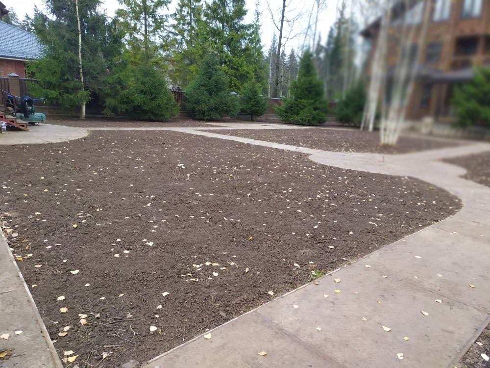 Расчистка участка